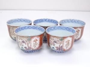 明治期　伊万里焼　錦手向付5客